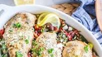 Crock Pot Greek Chicken + Vegetables Crock Pot Greek Chicken + Vegetables