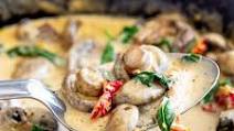 Creamy Tuscan Mushrooms Recipe Creamy Tuscan Mushrooms Recipe