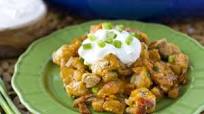 Loaded Baked Potato Chicken Casserole Recipe Loaded Baked Potato Chicken Casserole Recipe