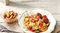 Italian Meatballs and Ravioli With Caramel Pear Crisp Italian Meatballs and Ravioli With Caramel Pear Crisp
