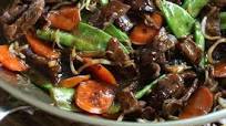 Beef Stir-fry with Snow Peas and Mushrooms Beef Stir-fry with Snow Peas and Mushrooms