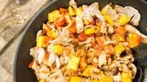 Spicy Pork with Mango and Rice Spicy Pork with Mango and Rice