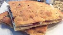 Focaccia, Soppressata, Fresh Mozzarella, and Roasted Peppers Panini Recipe Focaccia, Soppressata, Fresh Mozzarella, and Roasted Peppers Panini Recipe
