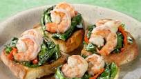 Bruschetta terra e mare al piccante Bruschetta terra e mare al piccante