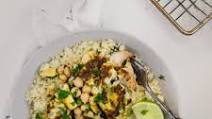 Moroccan Grilled Tilapia with Mango Chickpea Salsa Moroccan Grilled Tilapia with Mango Chickpea Salsa