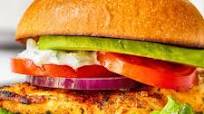 Greek Chicken Burger with Feta Greek Chicken Burger with Feta