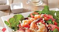 Shrimp, Watermelon, and Feta Salad Shrimp, Watermelon, and Feta Salad