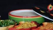Campbell's Slow Cooker Mexican Red Chile Chicken Tacos Campbell's Slow Cooker Mexican Red Chile Chicken Tacos