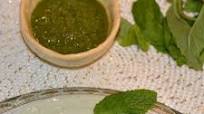 Mint chutney raita Mint chutney raita