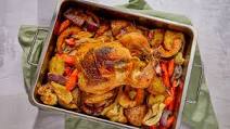Roast Chicken with Vegetables Roast Chicken with Vegetables