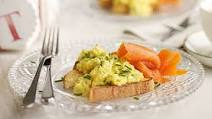 Smoked salmon and scrambled eggs Smoked salmon and scrambled eggs