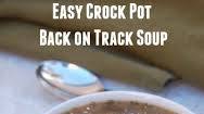WW Healthy Crock Pot Back on Track Soup Recipe WW Healthy Crock Pot Back on Track Soup Recipe