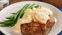 Pork Chops with Apples & Creamy Mustard Sauce Pork Chops with Apples & Creamy Mustard Sauce