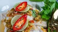 Thai Steamed Sea Bass with Lime Sauce Recipe (Pla Krapong Neung Manao) Thai Steamed Sea Bass with Lime Sauce Recipe (Pla Krapong Neung Manao)