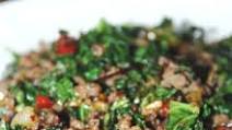 Sauteed Ground Beef and Kale Sauteed Ground Beef and Kale
