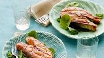 Grilled Salmon with Chinese Barbeque Sauce Grilled Salmon with Chinese Barbeque Sauce