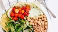 Greek Farro and Chickpea Salad with Herbed Yogurt Greek Farro and Chickpea Salad with Herbed Yogurt