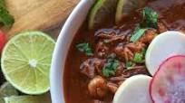 Pozole Rojo de Pollo (Red Pozole with Chicken) Pozole Rojo de Pollo (Red Pozole with Chicken)