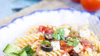 Greek Salad Pasta Greek Salad Pasta