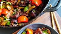 Food Cart Style Indo-Chinese Tofu Stir Fry Food Cart Style Indo-Chinese Tofu Stir Fry