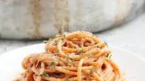 Creamy Italian Sausage Spaghetti Creamy Italian Sausage Spaghetti