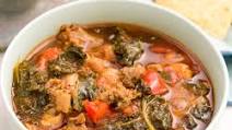 Spicy Turkey Sausage and Kale Chili Spicy Turkey Sausage and Kale Chili