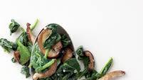 Sauteed Spinach and Mushrooms Sauteed Spinach and Mushrooms