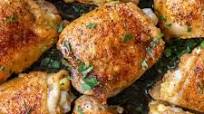 Crispy Baked Chicken Thighs (4 Ingredients) Crispy Baked Chicken Thighs (4 Ingredients)
