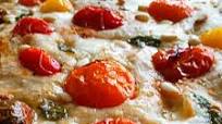 Heirloom Tomato Basil Focaccia Heirloom Tomato Basil Focaccia