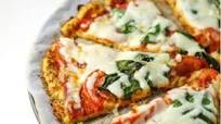 Margherita Pizza with Cauliflower Crust Margherita Pizza with Cauliflower Crust