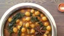 Chickpea spinach curry Chickpea spinach curry