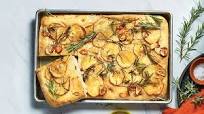 Rosemary, garlic and potato focaccia Rosemary, garlic and potato focaccia