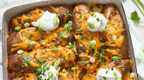 Recipe: Leftover Chili Baked Potato Casserole Recipe: Leftover Chili Baked Potato Casserole