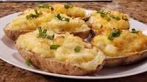 Air Fryer Twice Baked Potatoes Air Fryer Twice Baked Potatoes
