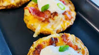 Air Fryer Loaded Potato Rounds Air Fryer Loaded Potato Rounds