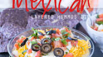 Easy Mexican Layered Hummus Dip Easy Mexican Layered Hummus Dip