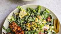 BBQ Chicken Skewer Salad BBQ Chicken Skewer Salad
