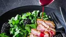 Pan-Seared Duck Breast with Balsamic Blackberry Sauce