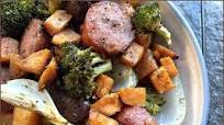 Sausage & Sweet Potato Sheet Pan Dinner Sausage & Sweet Potato Sheet Pan Dinner