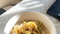 Minced pork scrambled egg noodle soup Minced pork scrambled egg noodle soup