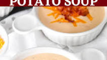 Instant Pot Potato Soup (with cheese and bacon) Instant Pot Potato Soup (with cheese and bacon)