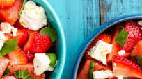 Watermelon Strawberry Caprese Salad Watermelon Strawberry Caprese Salad