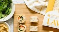 Hummus and Apple Lavash Pinwheels Hummus and Apple Lavash Pinwheels