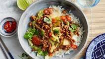 Sweet and sour pork mince stir-fry Sweet and sour pork mince stir-fry