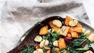 Butternut Squash, Kale, Butter Bean and Pesto Salad Butternut Squash, Kale, Butter Bean and Pesto Salad