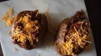 BBQ Cheeseburger Stuffed Potatoes BBQ Cheeseburger Stuffed Potatoes