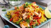 Slimming World’s spicy hot-smoked salmon noodles Slimming World’s spicy hot-smoked salmon noodles