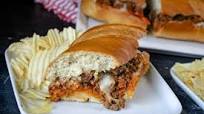 Super-size Stromboli Sandwich Super-size Stromboli Sandwich