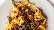 Braised Short Rib Mushroom Sauce with Pappardelle Braised Short Rib Mushroom Sauce with Pappardelle