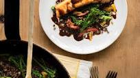 Grilled salmon and Puy lentil salad Grilled salmon and Puy lentil salad